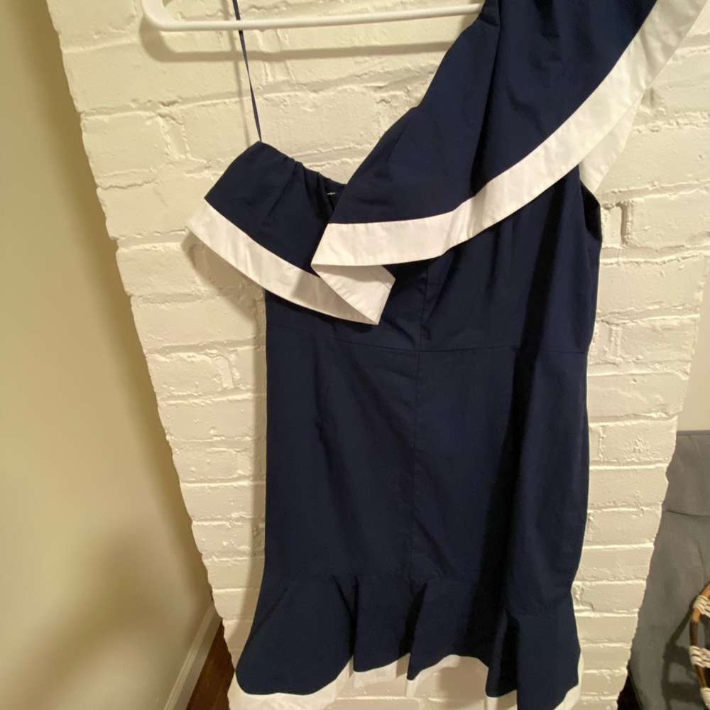 Aqua Navy Dress